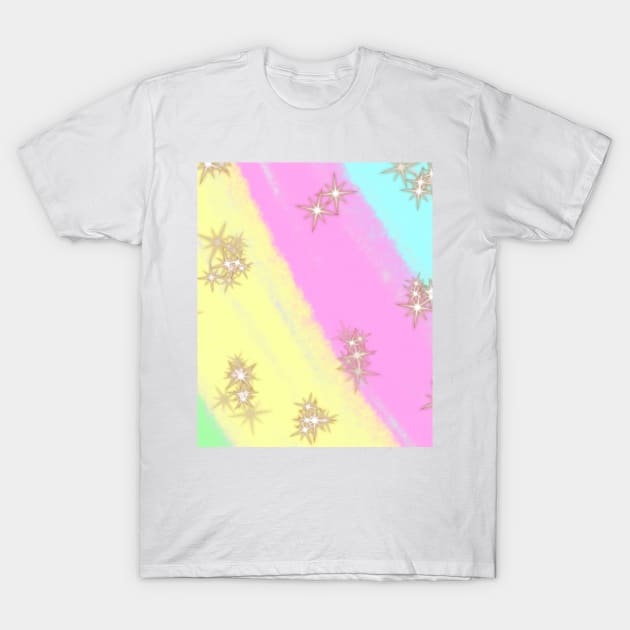 Colorful watercolor sparkle glitter art design T-Shirt by Artistic_st